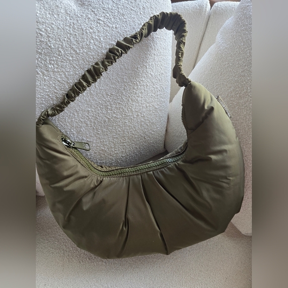 Dagne Dover, Rider Puff Shoulder Bag, Dark Moss - Picture 4 of 11